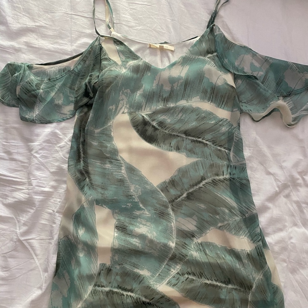 Plant Print Dress